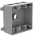 HUBBELL CAJA RESISTENTE P/INTEMPERIE 1 UNIDAD ½"-3/4" GRIS