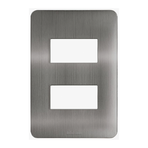 QUINZIÑO GO PLACA DE ALUMINIO COLOR TITANIO 1 MOD. (C/CHASIS)