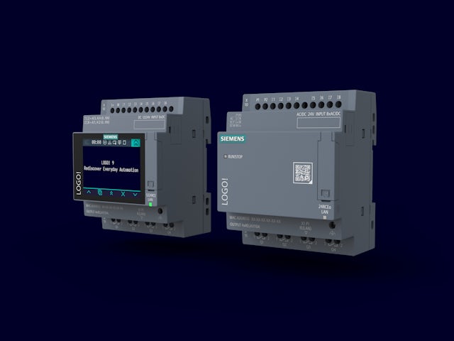 SIEMENS LOGO 12/24RCEO 8ED 4SD 12/24VDC RLY S/DISPLAY