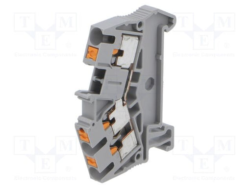 PHOENIX CONTACT CLEMA DE PASO 800V 24A 3CONEX PUSH-IN GRIS