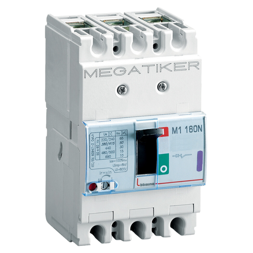 BTICINO MEGATIKER INTERRUPTOR TERMOMAG. 3P 25A M1 160