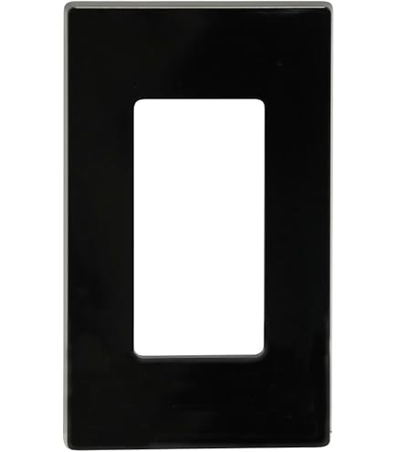 LEVITON PLACA DECORA PLUS 4 UNIDADES NEGRA