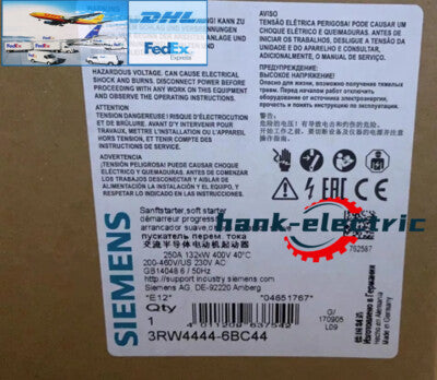 SIEMENS ARRANCADOR SUAVE SIRIUS 200-400V 250A AC/DC 24V