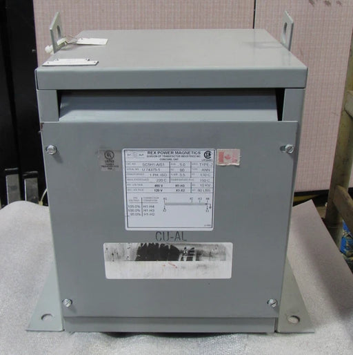 TRANSFORMADOR DE CONTROL 3F 15KV 440/220V-127V C/GAB
