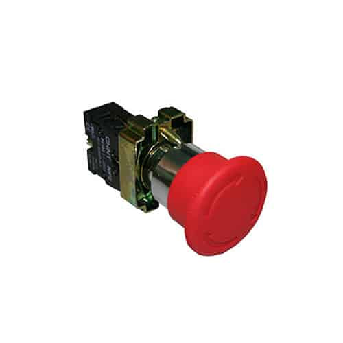 COMEPI BOTON HONGO 40MM VERDE NA 24V