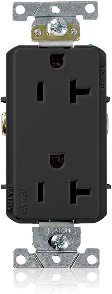LEVITON RECEPTACULO DUPLEX DECORA 15AMP 125V NEGRO