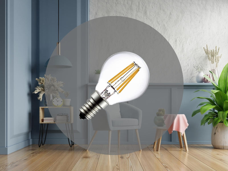 TECNOLITE LAMP LED GLOBO 4W100-240V3000KE14250LM G45E14-LED/4W/30