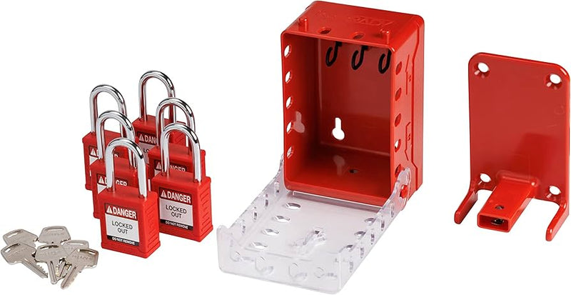 BRADY CANDADO DE METAL CON PLASTICO