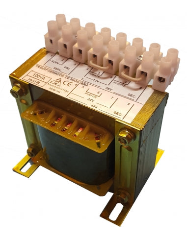 TRANSFORMADOR DE CONTROL 1F 100VA 220V/24V