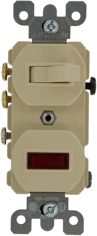 LEVITON CIEN INTERRUPTOR 3VIAS ILUMINADO MARFIL