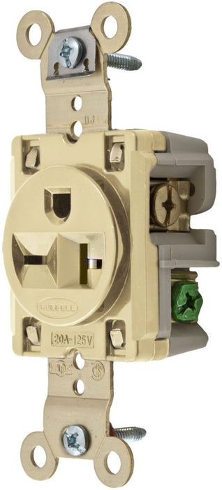 HUBBELL SGL RCPT IND GRD 20 250V 6-20R CAFE