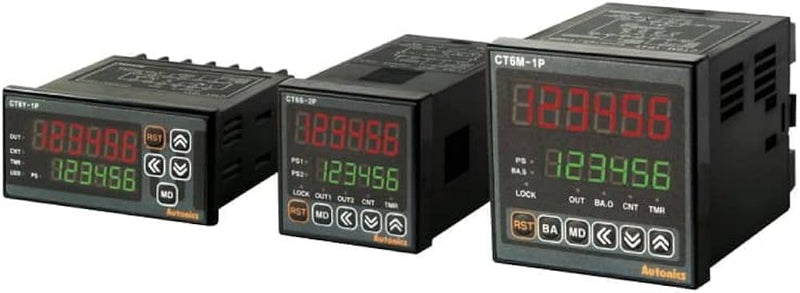CONTADOR/TEMPORIZADOR 4 DIGITOS DIN W48xH48MM