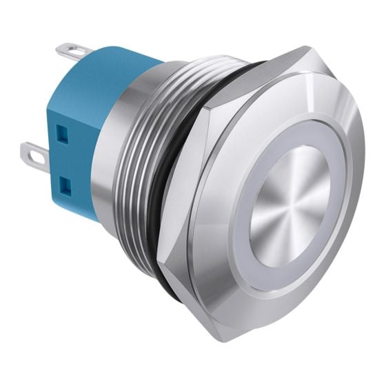 STEREN  SWITCH T/PUSH DE RETENCION C/LUZ VERDE