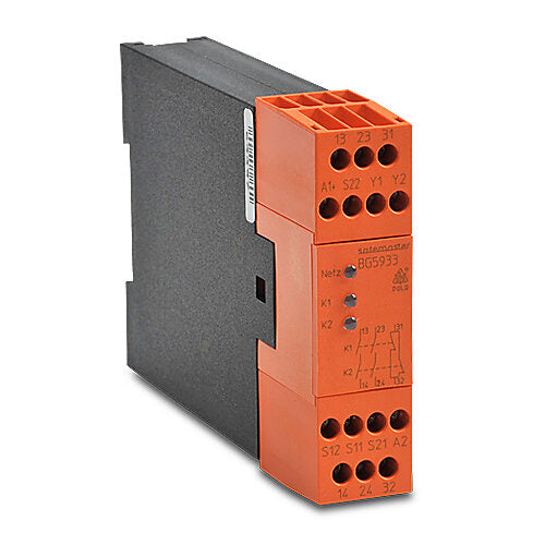 DOLD TWO HANDED SAFETY CONTROL MODULE 2 CHANNEL 24VDC