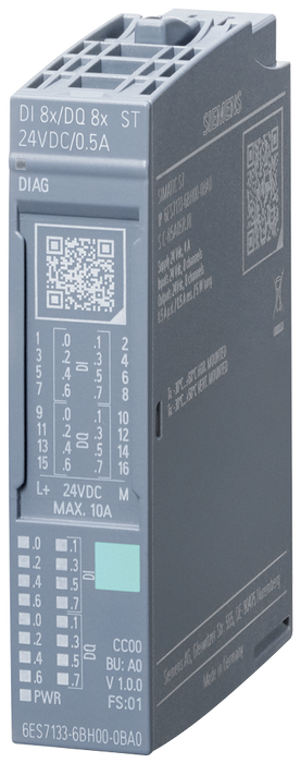 SIEMENS ET200SP MODULO COMBINADO DI 8x/DQ 8x24 V DC/0.5 A