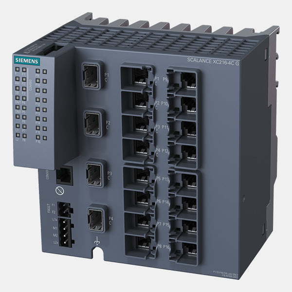 SIEMENS CONMUTADOR POE IE DE CAPA 2 GESTIONABLE SCALANCE XC216-3G