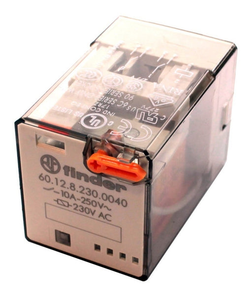 FINDER RELEVADOR ENCAPSULADO 10AMP 24VAC 2P2T 8PIN