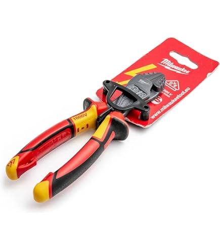 MILWAUKEE PINZA DE ELECTRICISTA 9" C/CRIMPADORA
