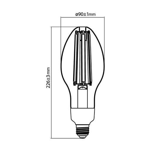 TECNOLITE FOCO HP 42W 50K 277V 5000LM E27 226MM T
