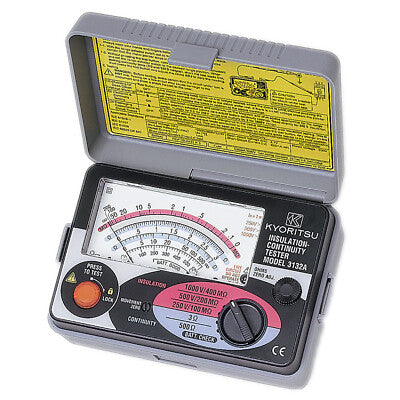 KYORITSU 3132A ANALOG INSULATION CONTINUITY TESTER (MEGGER)