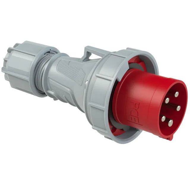 MARNO CLAVIJA AEREA 3P+T 6H 32AMP 440V IP67 ROJO
