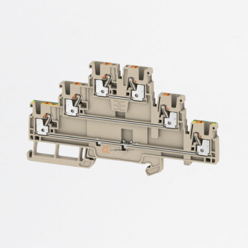 WEIDMULLER CLEMA DOBLE PISO TIERRA A2T 1.5 PE