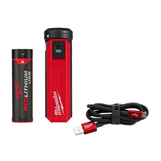 MILWAUKEE KIT FUENTE ENERGIA PORTATIL Y CARGADOR USB REDLITHIU