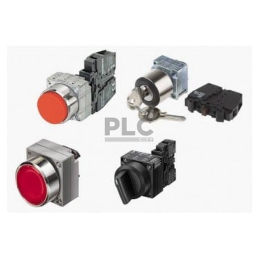 SIEMENS 3SB3 DROP BOTON PULSADOR ILUM METAL CLARO 1NA 24V
