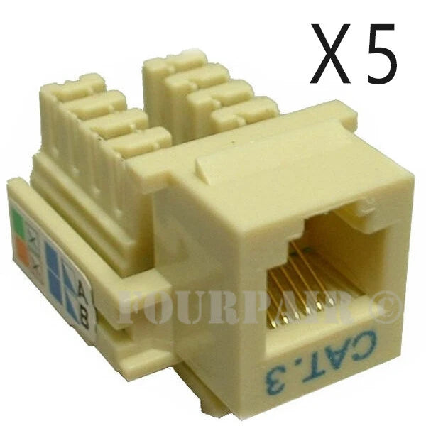 LEVITON MODULOS TOMA TELEFONICA RJ11 MARFIL