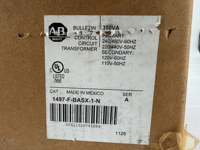 TRANSFORMADOR DE CONTROL 1F 350VA 440-220V/220-110V