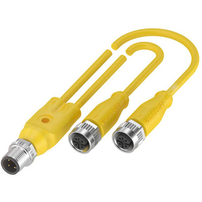 BALLUFF CABLE EN Y M12 4P MACHO 2xM12 5P HEMBRA 0.3MTS TPE CODIF-A