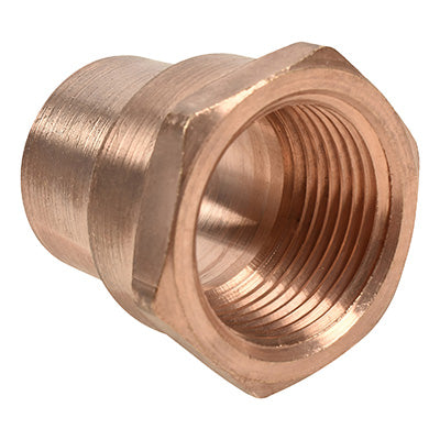 CONECTOR COBRE ROSCA INTERIOR 19mm (3/4"")