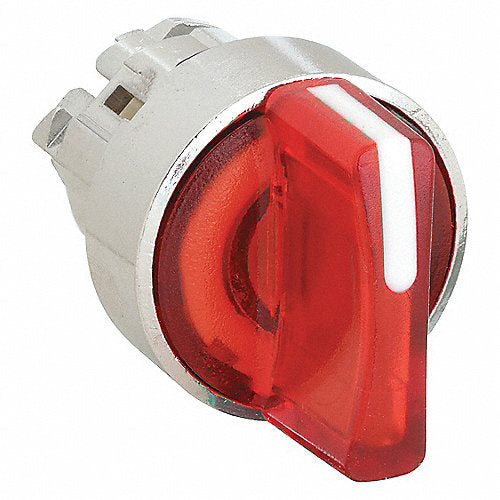 TELEMEC CABEZA SELECTOR ILUMINADO 2 POSIC. ROJO