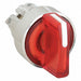 TELEMEC CABEZA SELECTOR ILUMINADO 2 POSIC. ROJO