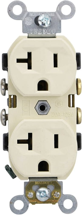 LEVITON CONTACTO DUPLEX 20A 125V MARFIL