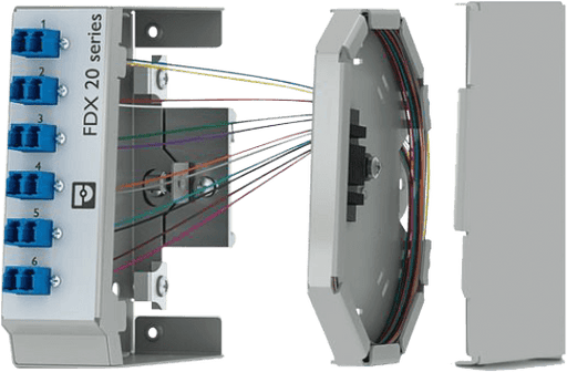 PHOENIX CONTACT SPLICE BOX - FOC-FDX20-PP-LCD6-MM