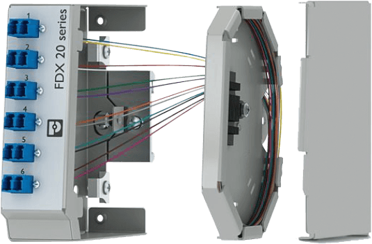 PHOENIX CONTACT SPLICE BOX - FOC-FDX20-PP-LCD6-MM