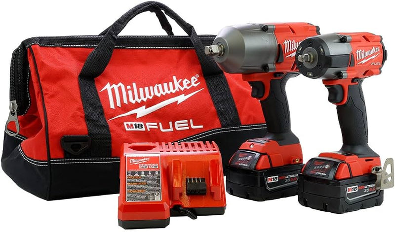 MILWAUKEE M18 FUEL 1/2" LLAVE DE IMPACTO DE PAR MEDIO CON KIT DE
