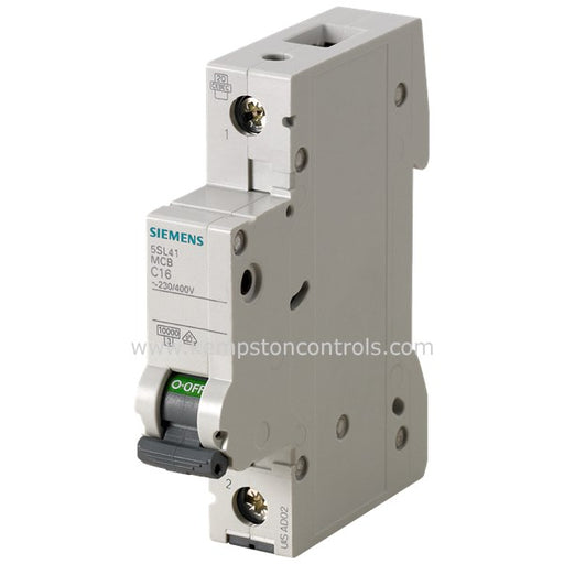 SIEMENS INT TERMOMAG P/RIEL 1P 4A D 10kA 440VAC 60VDC