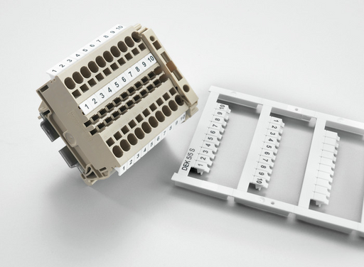 WEIDMULLER DEK 5 FS 151-200 VERTICAL ETIQUETA P/CLEMA 50 PZA