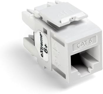 LEVITON JACK QUICK PORT CAT 6 EXTREME T568 AyB BLANCO