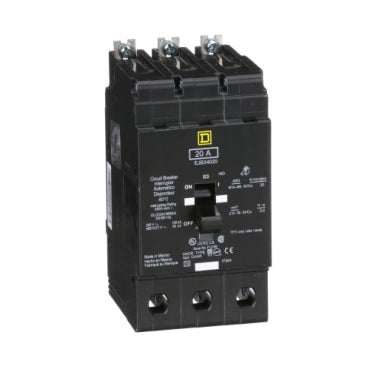 SQUARE D INTERRUPTOR TERMOMAG 3P 20AMP