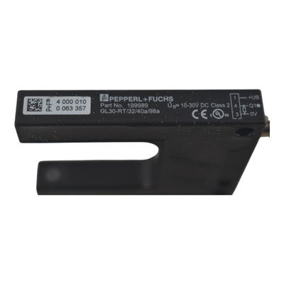 PEPPERL-FUCHS PHOTOELECTRIC SLOT SENSOR GL30-RT/32/40A/98A 199989