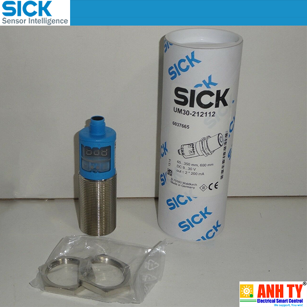 SICK UM30-213112 6037666 ULTRASONIC SENSOR M30 9-30VDC 2-PNP