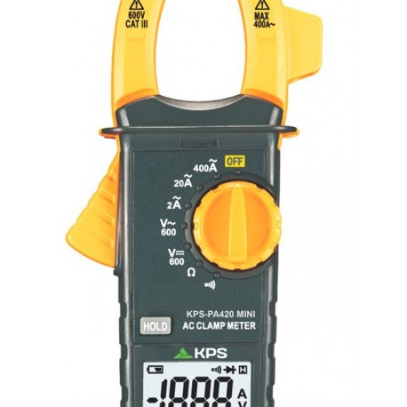 KPS PINZA AMPERIMETRICA BASICA 400A CORRIENTE AC VOLT