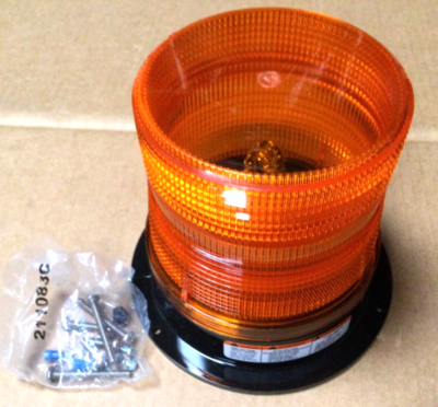 TELEMEC LAMPARA LED NARANJA 230V C/BASE PLAST