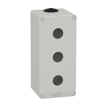 TELEMEC EMPTY GREY 3 HOLE CONTROL BOX
