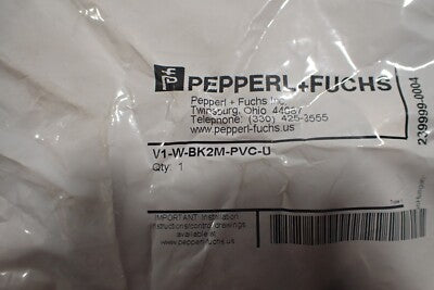 PEPPERL-FUCHS FEMALE CORDSET V1-W-BK2M-PVC-U 239999-0004