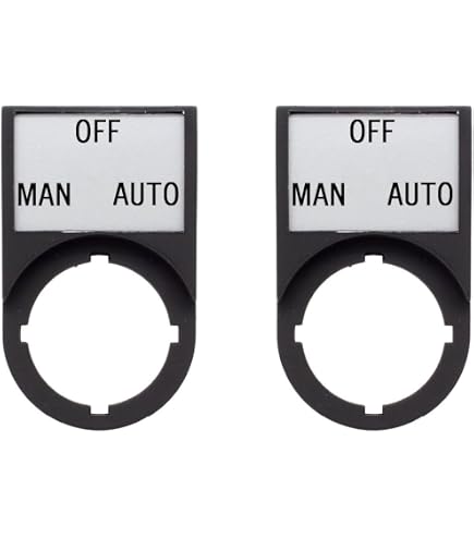 TELEMEC PLACA LEYENDA CON TEXTO AUTO-MAN