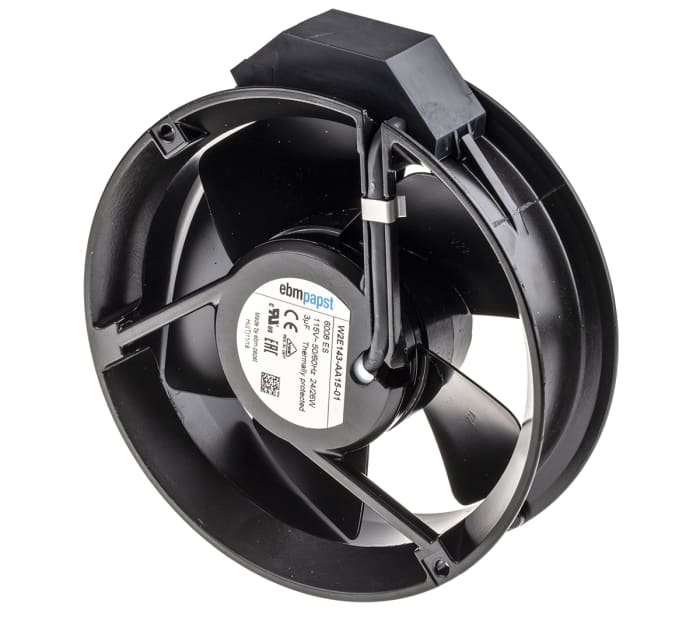 EBM PAPST AXIAL FAN 172 MM 115VAC